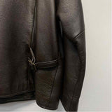 Eddie Bauer Women's Size L Dark Brown Solid Zip Up Jacket