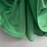 White House Black Market Size M Women's Green Solid Fit And Flare Dress