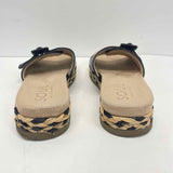 Naturalizer Size 7 Women's Black Pattern Slide Sandals