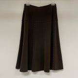 Michael Michael Kors Size S-4 Women's Chocolate Studs Bell- Below knee Skirt