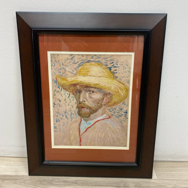 Vincent Van Gogh " Self Portrait" with Straw Hat
