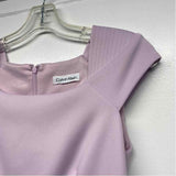 Calvin Klein Size XS Women's Lilac Solid Sheath Dress