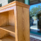 Brown Solid Oak Bookcase