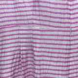 Nine West Size M-10 Women's Pink-White Stripe Sleeveless Dress