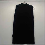 Gentle Herd Size L Women's Black Solid Turtle Neck Sleeveless Top
