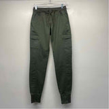 North Face Size 0 Women's Green Solid Jogger Pants