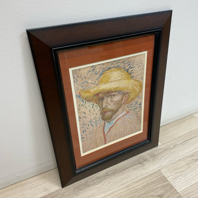 Vincent Van Gogh " Self Portrait" with Straw Hat