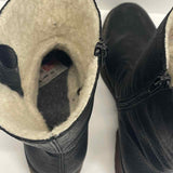 Rieker Size 40-9.5 Women's Black Solid Biker Booties