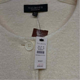 Talbots Women's Size 18-2x Off White Solid Button Up Jacket