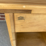 This End Up Single Drawer Brown Solid Wood Nightstand