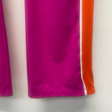 Kinona Size M Women's Orange-Pink Color Block Pull On Activewear Pants