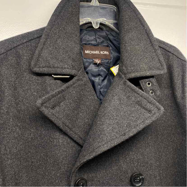 Michael Kors Size S Gray Wool Blend Men's Double Breasted Jacket