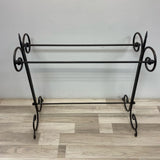 Brown Wrought Iron Quilt Rack