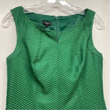 Talbots Size 6- S Women's Green Solid Sheath Dress