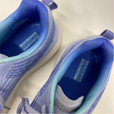 Skechers Size 8.5 Women's Light Blue Stripe Lace Up Sneakers