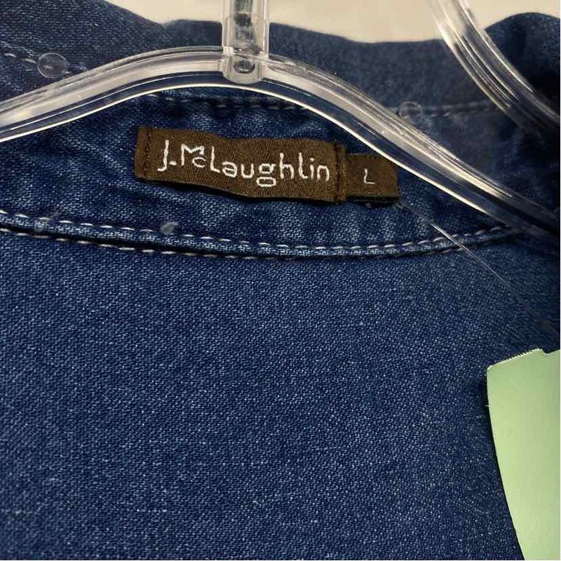 J.McLaughlin Size L Women's Blue Shift Dress