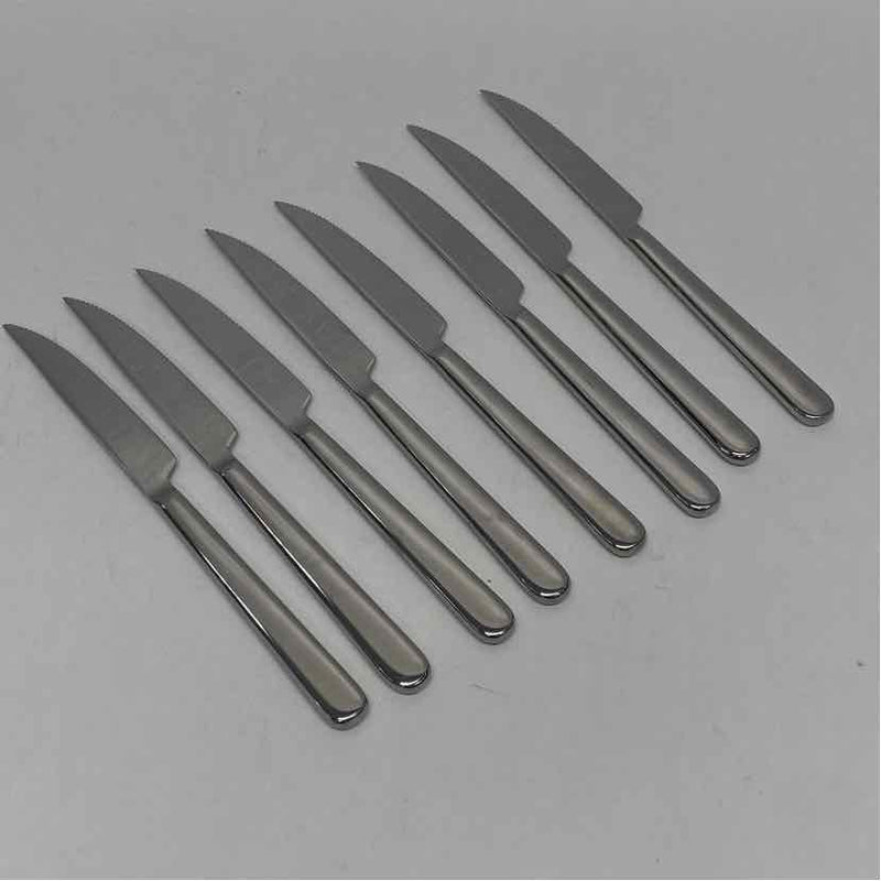 Zwilling J.Z. Henckels Silver Stainless Steel 8-Piece Knife Set w Wood Case