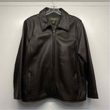 Eddie Bauer Women's Size L Dark Brown Solid Zip Up Jacket
