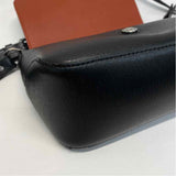 Longchamp Black Textured Crossbody Handbag