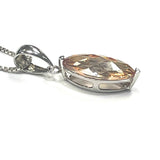 Champagne Sterling Silver Necklace