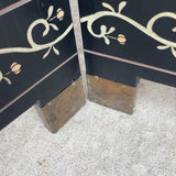 Oriental Black-Multi Wood Room Divider