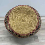 Alaffia Baskets Red-Black Savannah Grass Basket