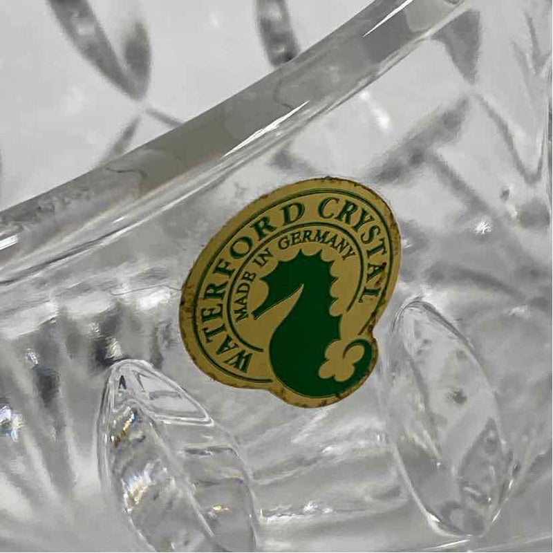 Waterford Small Clear Cut Crystal Oval Bowl