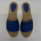 Ugg Size 9 Women's Blue Pattern Espadrille Flats Slide Sandals