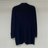 St John Basic Women's Size 8-M Navy Solid Blazer Jacket