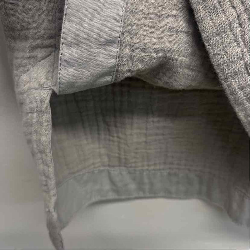 Carbon 2 Cobalt Size Xl Women's Gray Solid Shift Short Sleeve Hoodie Dress