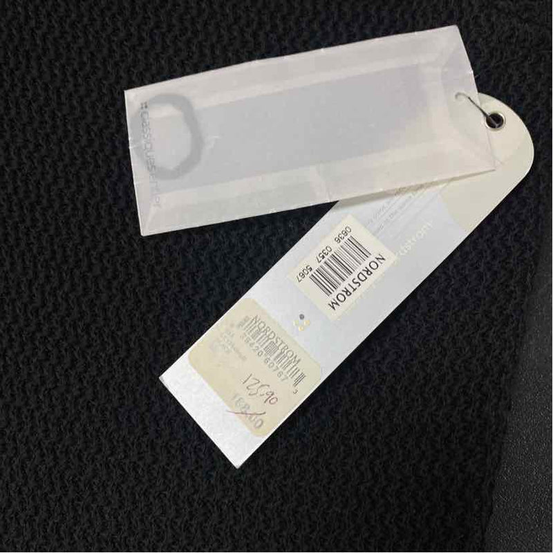 Classiques Entier Size M Women's Black Solid Cap Sleeve Short Sleeve Top