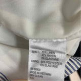 Antonio Melani Women's Size 16-XXL Blue-White Stripe Double Breasted Jacket