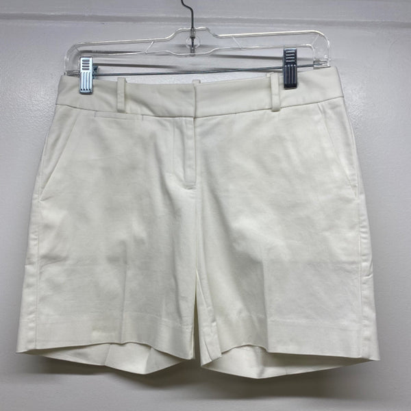 Talbots Size 0 Women's White Solid Chino Shorts