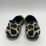 Rothy's Size 8 Women's Tan-Black Animal Print Slip On Shoes