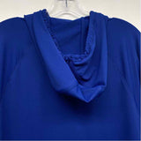Title Nine Size Xl Women's Blue Solid Hoodie Activewear Top
