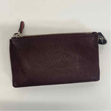 Coach Lilac- Burgundy Leather Wallet