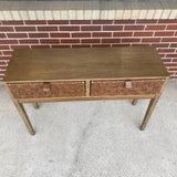 At Home Brown Wood Console - Sofa Table
