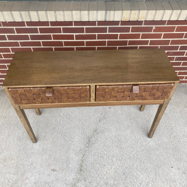 At Home Brown Wood Console - Sofa Table