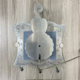 Mermaid Bella Luz Studio Sconce Silver-Red Metal Lamp
