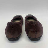 Clarks Collection Size 7 Women's Burgundy Shimmer Ballet Flats Shoes