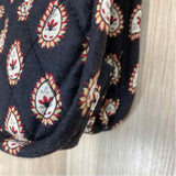 Vera Bradley Black-Multicolor Pattern Lunch Handbag