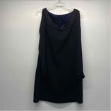 Elie Tahari Size 12-L Women's Black Solid Sheath Dress