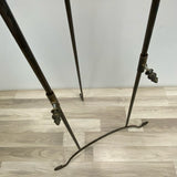 Brown Wrought Iron Easel