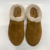 Taos Size 8 Women's Brown Solid Slip On Slippers