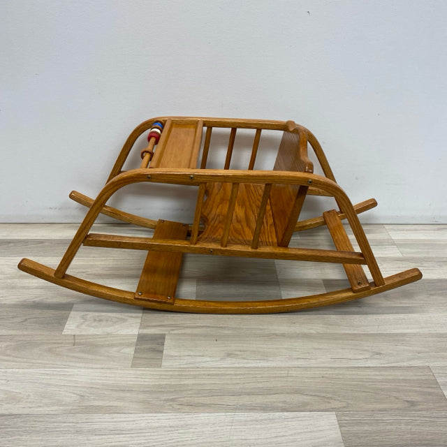Children's Natural Wood Rocker
