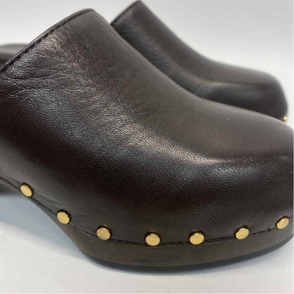 Rag & Bone Size 37-6.5 Women's Chocolate Solid Mules Shoes