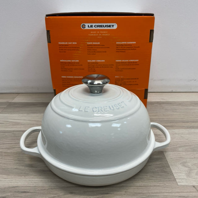 Le Creuset White Cast Iron Bread Oven
