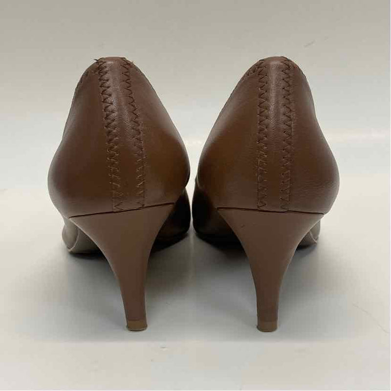 Tahari Size 8.5 Women's Brown Solid Kitten Heel Shoes