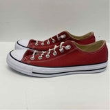 Converse Size 10 Women's Red Solid Lace Up Sneakers
