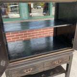 Asian Black-Multi Wood Cabinet
